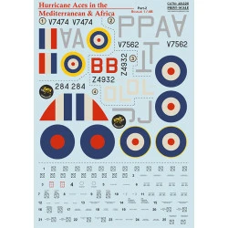 Print Scale 48-226 - 1/48 - Hurricane Aces of the MTO and Africa Part-2
