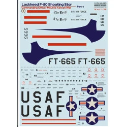 Print Scale 48-285 1/48 Lockheed F 80 Shooting Star Part 6