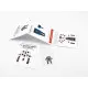 Red Fox Qs-48002 1/48 F/A-18e Super Hornet Be 3d Acrylic Instrument Panel Revell