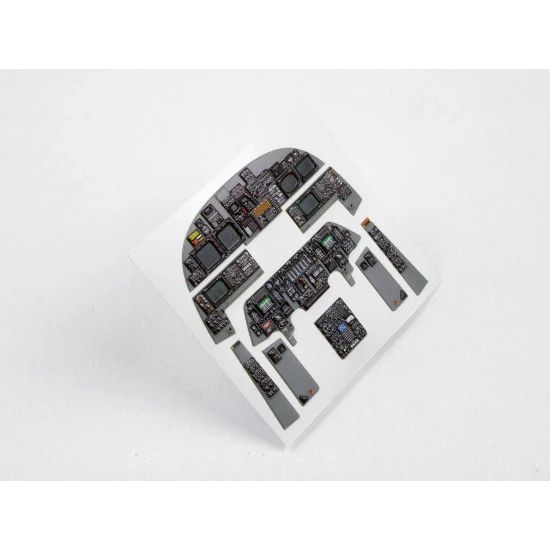 Red Fox Qs-48009 1/48 Rockwell B-1b Lancer Early 3d Acrylic Instrument Panel For Revell