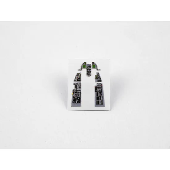 Red Fox Qs-48019 1/48 F-16cj Block 50 3d Acrylic Instrument Panel Tamiya