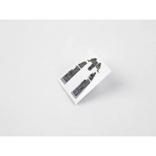 Red Fox Qs-48019 1/48 F-16cj Block 50 3d Acrylic Instrument Panel Tamiya