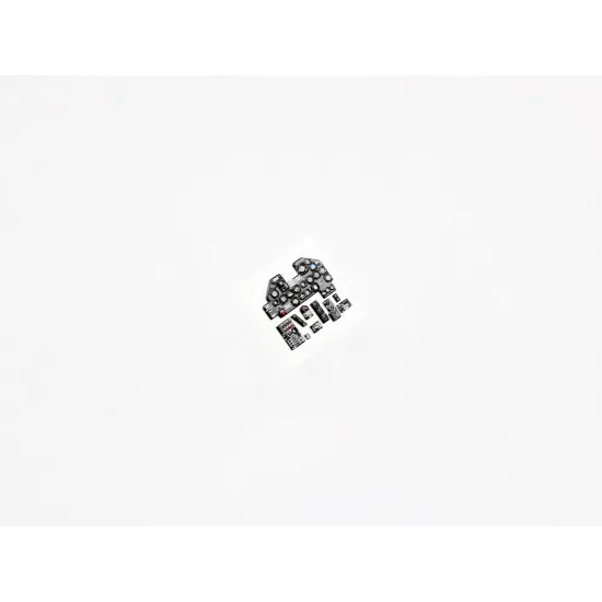 Red Fox Qs-48022 1/48 P-47d-25 Thunderbolt 3d Acrylic Instrument Panel For Hasegawa