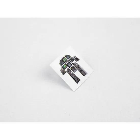 Red Fox Qs-48033 1/48 F/A-18e Super Hornet 3d Acrylic Instrument Panel Set For Revell