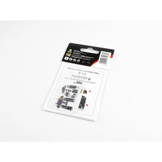 Red Fox Qs-48038 1/48 F-4j Phantom Ii 3d Acrylic Instrument Panel For Academy