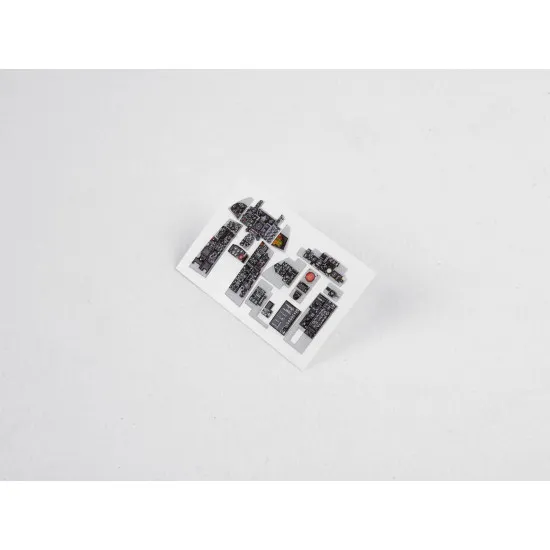 Red Fox Qs-48038 1/48 F-4j Phantom Ii 3d Acrylic Instrument Panel For Academy