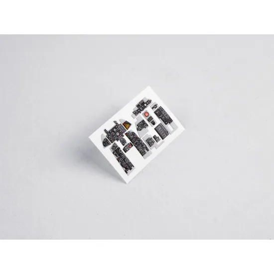 Red Fox Qs-48038 1/48 F-4j Phantom Ii 3d Acrylic Instrument Panel For Academy