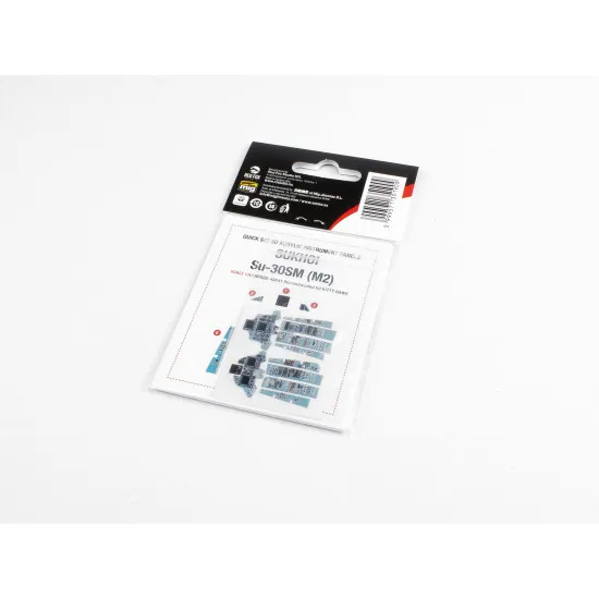 Red Fox Qs-48041 1/48 Sukhoi Su-30sm M2 3d Acrylic Instrument Panel Kitty Hawk