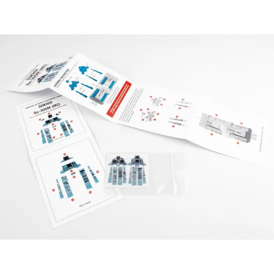 Red Fox Qs-48041 1/48 Sukhoi Su-30sm M2 3d Acrylic Instrument Panel Kitty Hawk