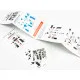 Red Fox Qs-48045 1/48 F-4b Phantom Ii 3d Acrylic Instrument Panel Set For Tamiya