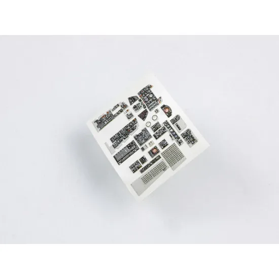 Red Fox Qs-48045 1/48 F-4b Phantom Ii 3d Acrylic Instrument Panel Set For Tamiya