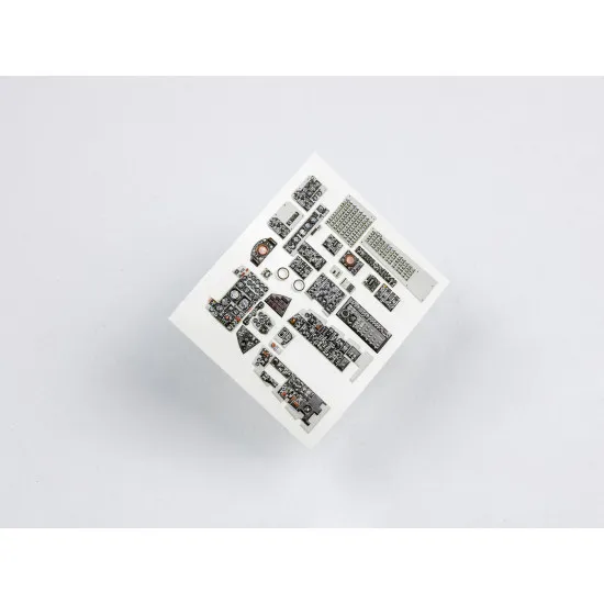 Red Fox Qs-48045 1/48 F-4b Phantom Ii 3d Acrylic Instrument Panel Set For Tamiya