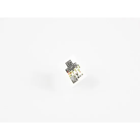 Red Fox Qs-48048 1/48 Curtiss P-40b Warhawk 3d Acrylic Instrument Panel For Airfix