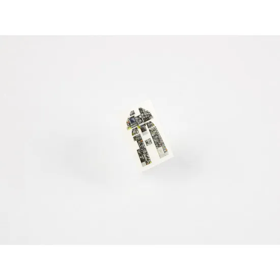 Red Fox Qs-48050 1/48 Amx A-1a 3d Acrylic Instrument Panel Set For Kinetic