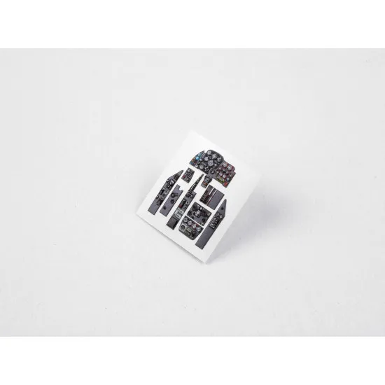 Red Fox Qs-48056 1/48 Messerschmitt Me 262b-1a 3d Acrylic Instrument Panel Set