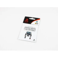 Red Fox Qs-48058 1/48 Locheed Martin F-35a Lightning Ii 3d Acrylic Instrument Panel Set Meng