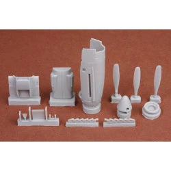 Sbs 48060 1/48 Hispano Ha-1109/1112 K 1l Tripala Resin Model Kit