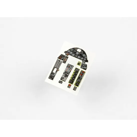 Red Fox Qs-48063 1/48 Vought F4u-1d Corsair 3d Acrylic Instrument Panel For Tamiya