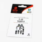 Red Fox Qs-48068 1/48 F-5e Tiger Ii 3d Acrylic Instrument Panel Set For Afv Club