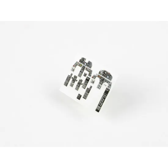 Red Fox Qs-48070 1/48f-5f Tiger Ii 3d Acrylic Instumental Panel Afv Club