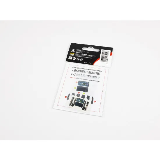 Red Fox Qs-48071 1/48 Lockheed Martin F-35a Lightning Ii 3d Acrylic Instrument Panel For Kitty Hawk