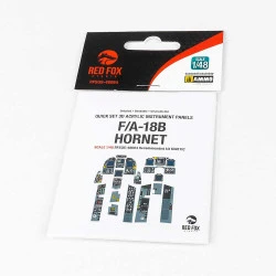 Red Fox Qs-48084 1/48 F/A-18b Hornet 3d Acrylic Instumental Panel Kinetic