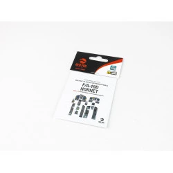 Red Fox Qs-48086 1/48 F/A-18d Hornet 3d Acrylic Instrument Panel Set For Kinetic
