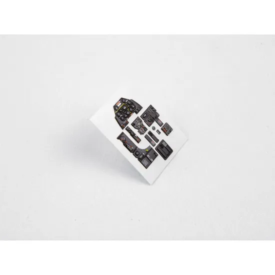 Red Fox Qs-48092 1/48 F-51d Mustang 3d Acrylic Instumental Panel Tamiya