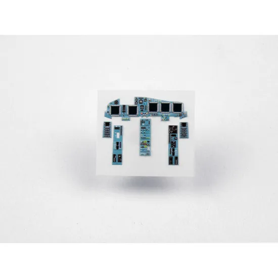 Red Fox Qs-48123 1/48 Su-34 Fullback Black Edition 3d Acrylic Instrument Panel For Kitty Hawk