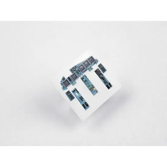 Red Fox Qs-48123 1/48 Su-34 Fullback Black Edition 3d Acrylic Instrument Panel For Kitty Hawk