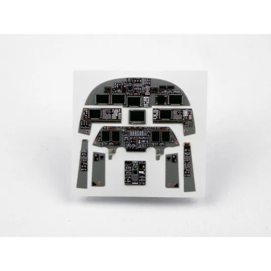 Red Fox Qs-48126 1/48 Rockwell B-1b Lancer Late Be 3d Acrylic Instrument Panel For Revell