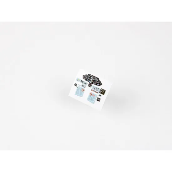 Red Fox Qs-48186 1/48 Mig-17 Fresco 3d Acrylic Instrument Panel For Ammo