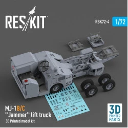 Reskit Rsk72-0004 1/72 Mj 1bc Jammer Lift Truck 3d Printed Model Kit