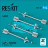 Reskit Rs72-0423 1/72 Aam3 Missiles 4 Pcs F4ej F2 F 15j 3d Printed