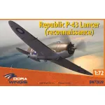 Dora Wings 72029 - 1/72 - Republic P-43 Lancer, recon Scale model kit