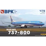 BPK 7219 - 1/72 - Airplane Boeing 737-800 KLM Plastic Model Aircraft