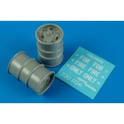 Aerobonus 320026 1/32 Dummy Resin Fire Drums