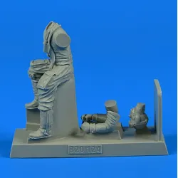 Aerobonus 320124 1/32 German Luftwaffe Pilot Wwii With Life Jacket For Bf 109