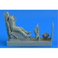 Aerobonus 320137 1/32 U.s.a.f. Fighter Pilot With Ej. Seat For F-104c/G Startfighter C2 Ej. Seat