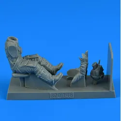 Aerobonus 320146 1/32 German Luftwaffe Wwii Pilot With Parachute For Bf 109k