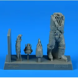 Aerobonus 320163 1/32 Raf Wwii Bomber Pilot With Bag Resin Kit