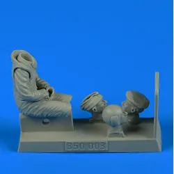 Aerobonus 350003 1/35 Kriegsmarine Sailor-crew For German Schnellboats, German Human Torpedoes, German Midget And Coastal Submarines