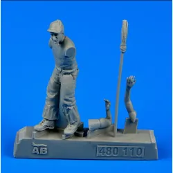 Aerobonus 480110 1/48 U.s. Army Aircraft Mechanic Wwii Pacific Theatre Resin Kit