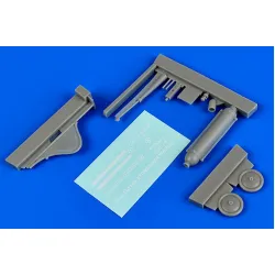 Aerobonus 480147 1/48 Usaf Flightline 50 Lb. Co2 Extinguisher - Wheeled