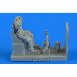 Aerobonus 480158 1/48 Czechoslovakian Air Force Fighter Pilot With Seat For Avia B534 Iii Series 1935-1939 For Eduard