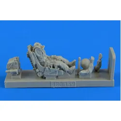 Aerobonus 480159 1/48 Soviet Fighter Pilot With Ejection Seat For Su-27 Flanker For Academy