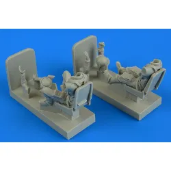 Aerobonus 480163 1/48 German Luftwaffe Pilot And Operator With Seats For Me-262b-1a/U1 For Hobby Boss