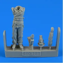 Aerobonus 480188 1/48 German Wwii Tank Crew Commander Resin Kit
