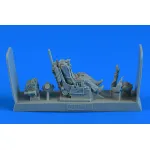 Aerobonus 480211 1/48 Soviet Fighter Pilot With Ej Seat For Su-27 Flanker Early Late
