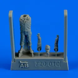 Aerobonus 720010 1/72 U.s.a.f. Fighter Pilot - Korean War 1950-1953 Resin Kit